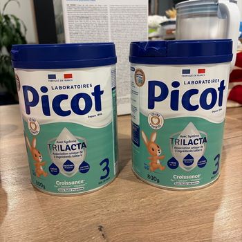 Boîtes de lait picot