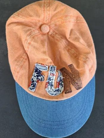 casquette fun orange