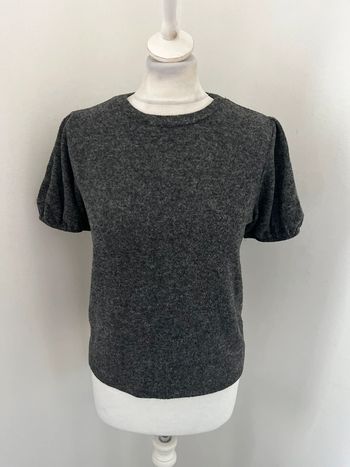 Blouse en lainage gris Zara M