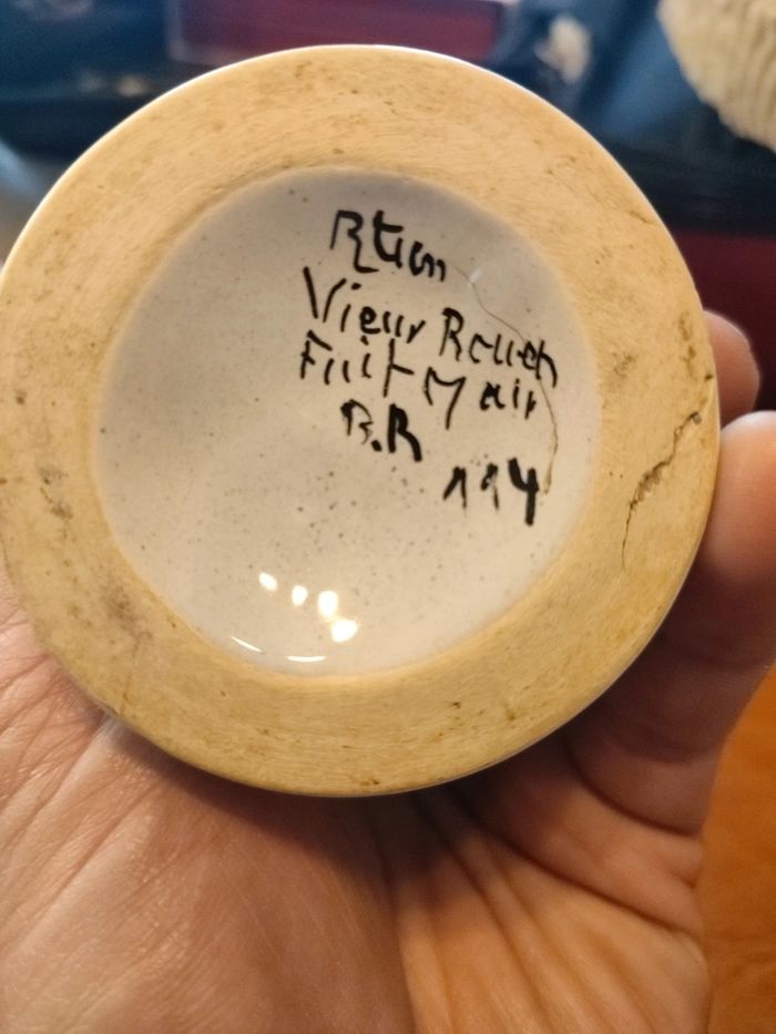 Pichet faience de rouen - photo numéro 6