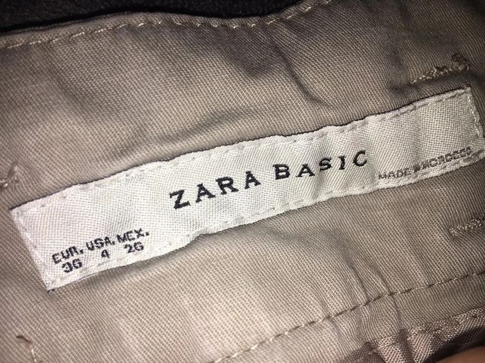 Pantalon Zara basic beige femme t36 - photo numéro 2