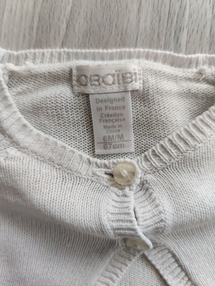 Gilet boléro 6 mois - photo numéro 2