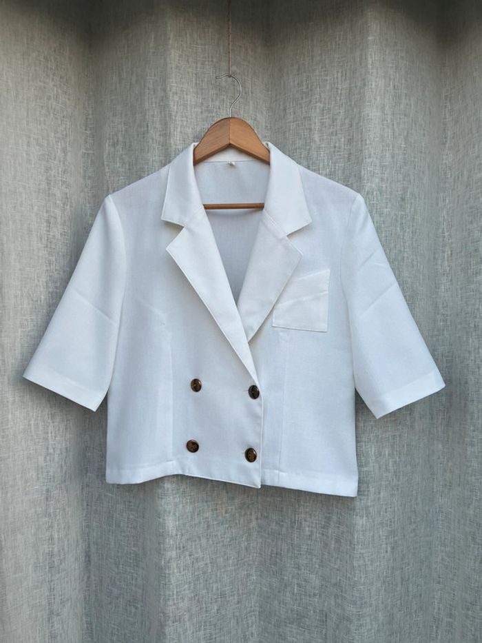 Veste blanche made in France