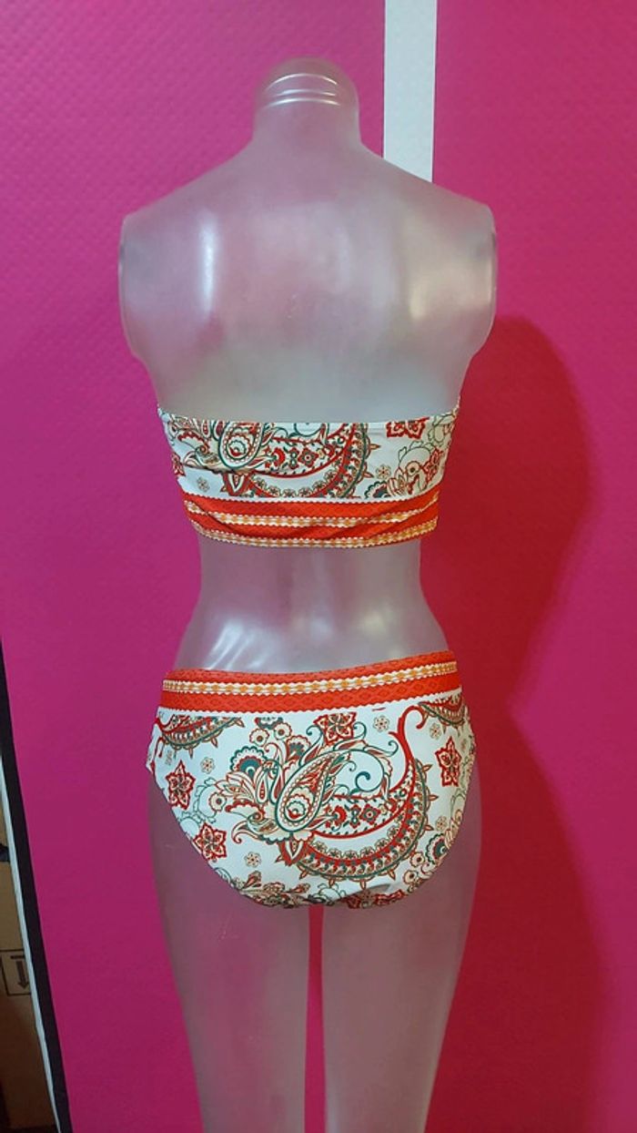 Maillot de bain 2 pieces bandeau taille 40 - photo numéro 3