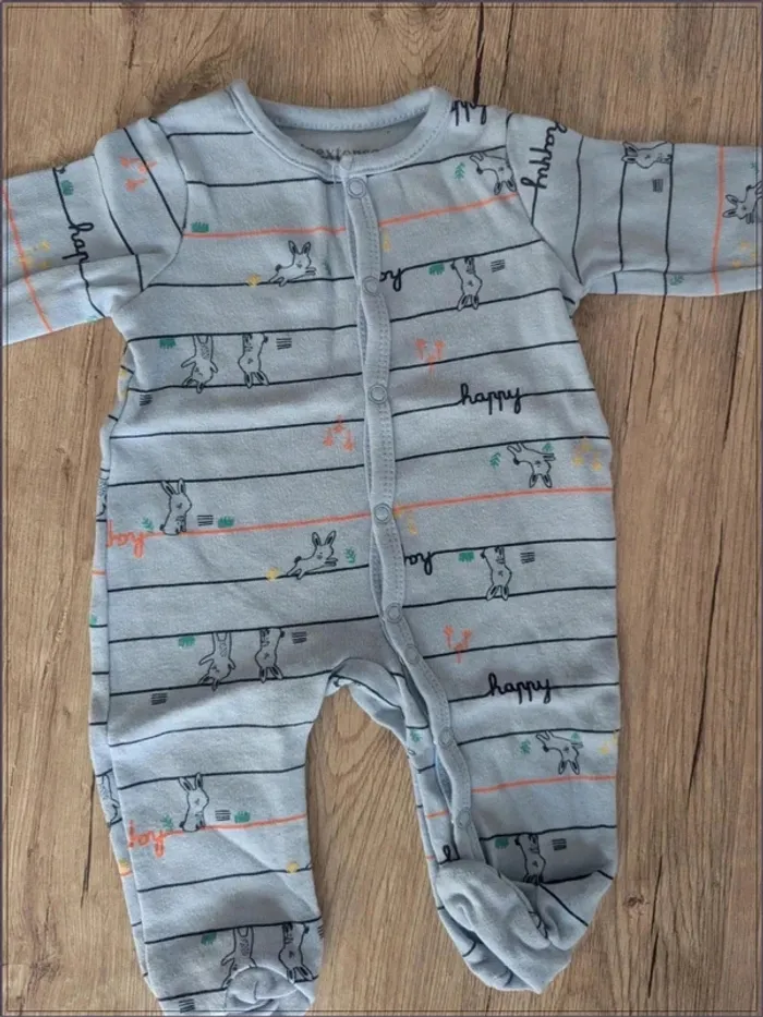 Lot de 2 pyjamas 3 mois - photo numéro 2