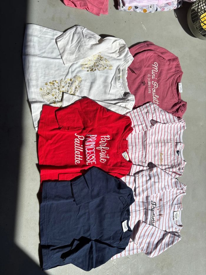 lot de 6 t-shirt manches longues