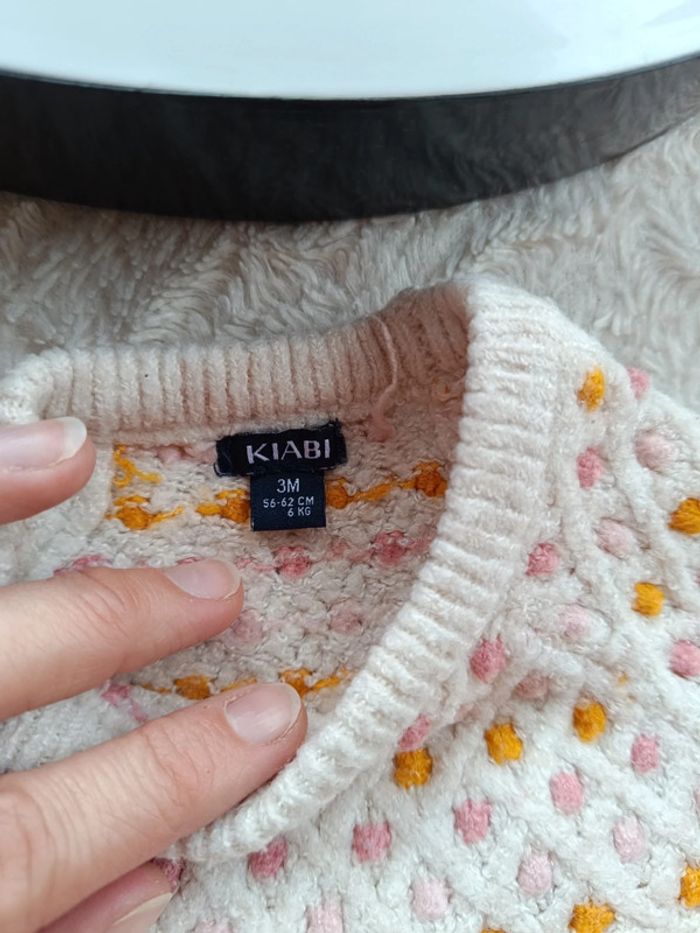 Robe pull manches longues Fille 3 mois Kiabi - photo numéro 6