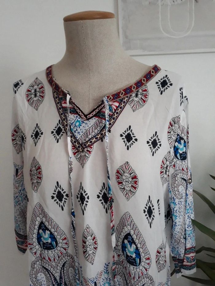 Blouse d'été à motifs 42🌿💝 - photo numéro 2
