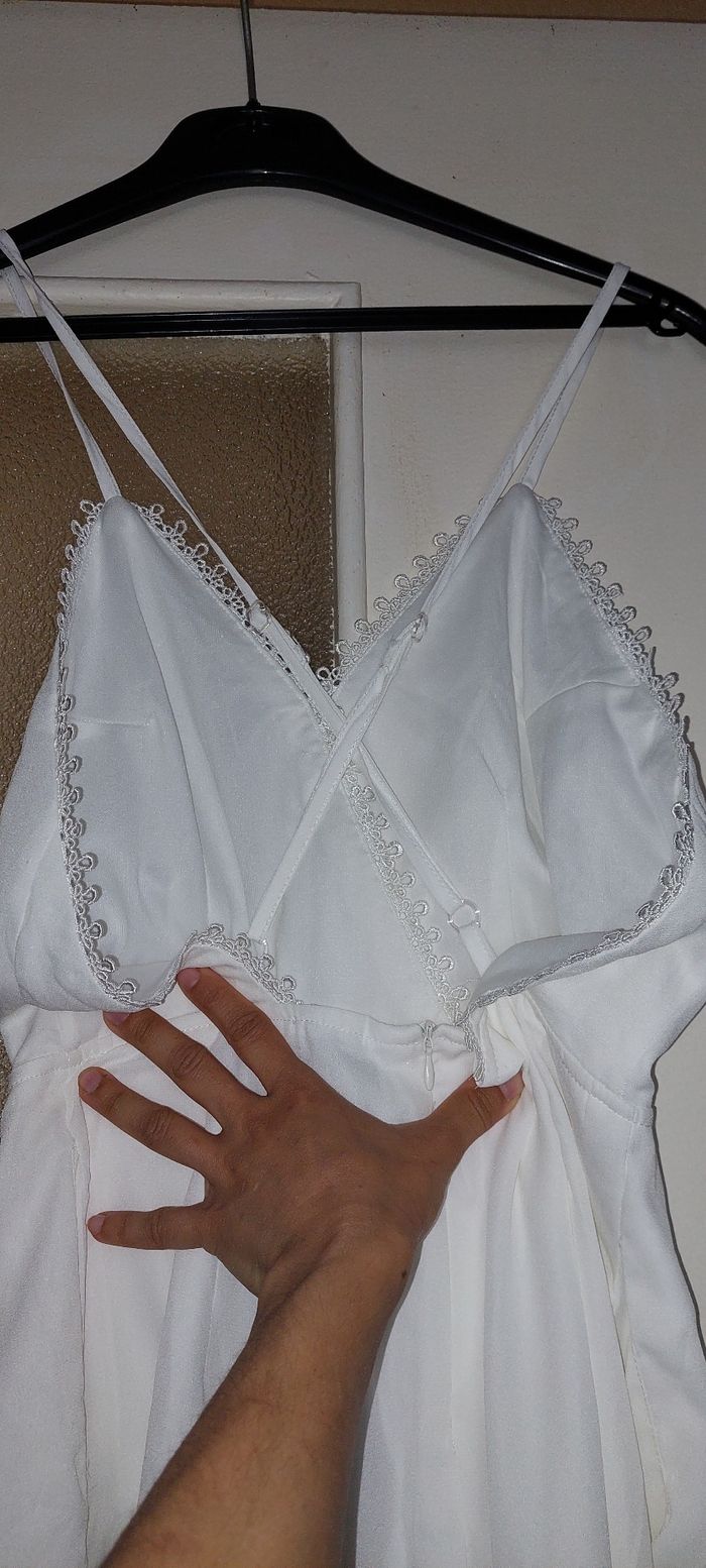 Combi-short blanche - photo numéro 2