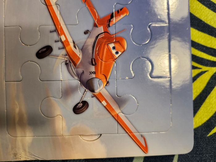 Livre mon petit livre puzzle planes disney enfant 5x9 pièces - photo numéro 9