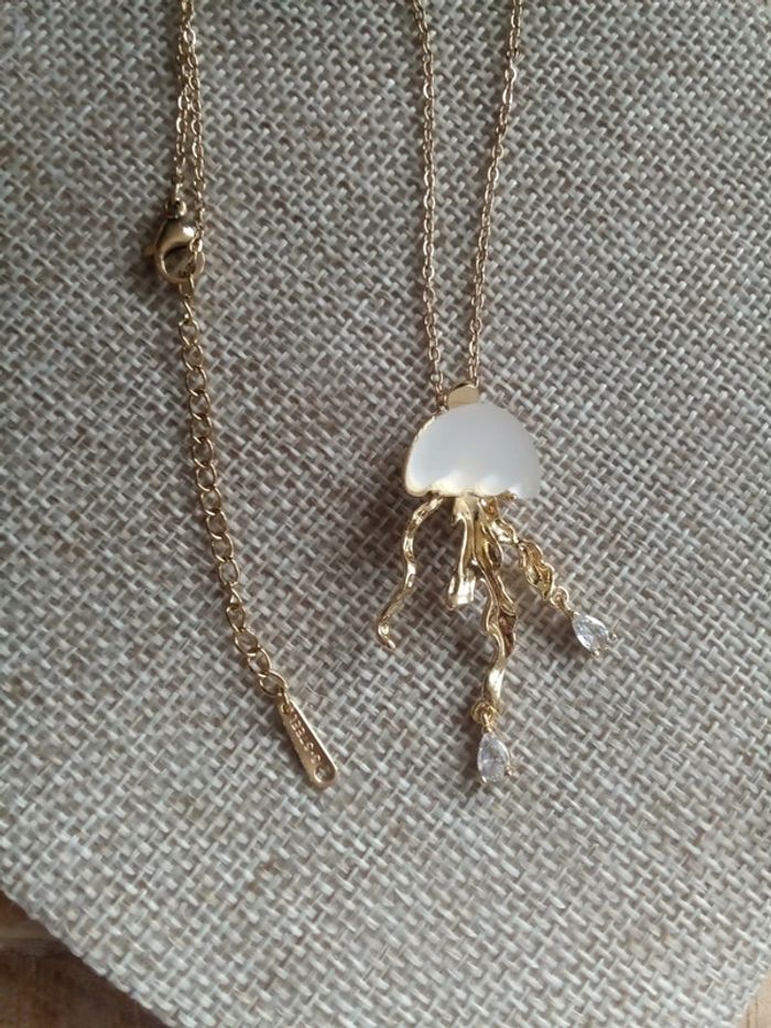 Collier méduse en acier inoxydable