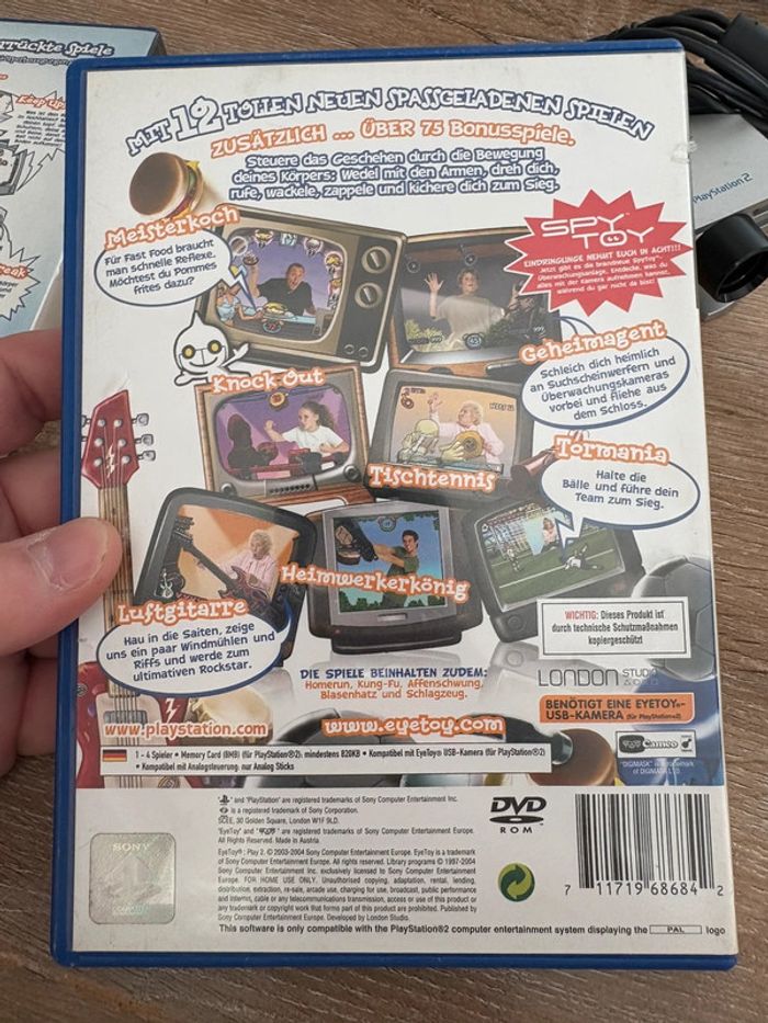 Lot eye toy + 2 jeux ps2 - photo numéro 10