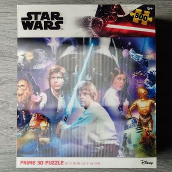 STAR WARS - Puzzle lenticulaire 3D Personnages 500 pièces