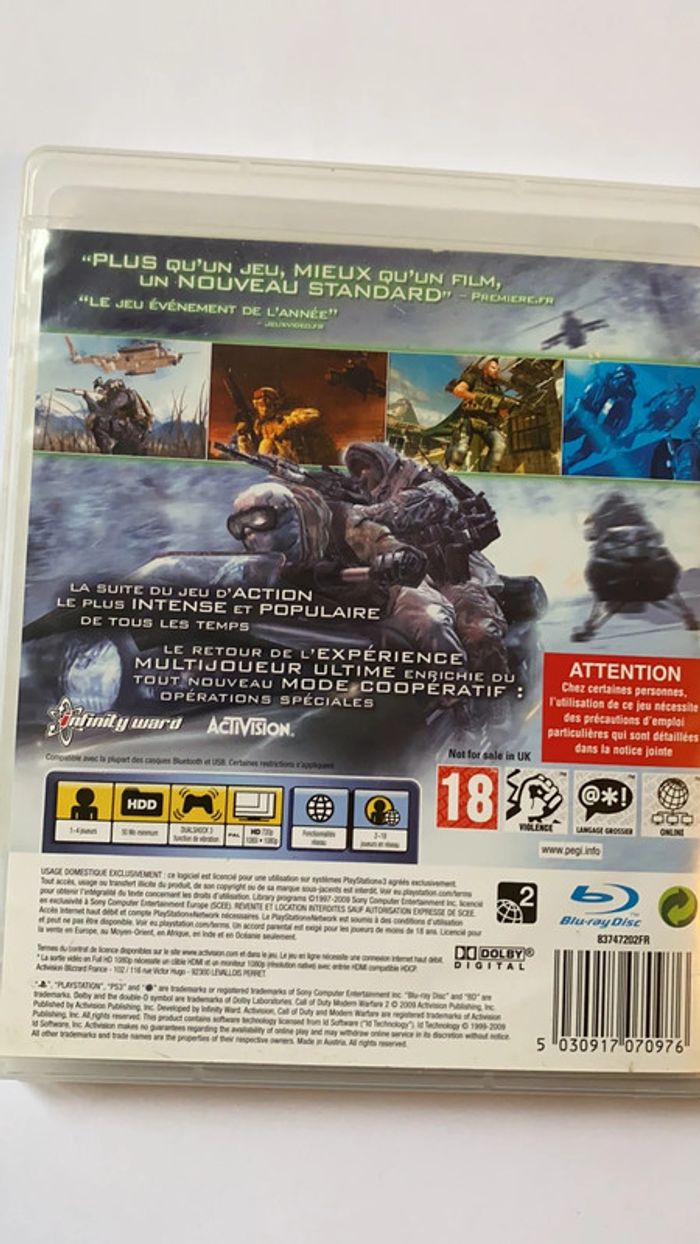 call of duty modern warfare 2 ps3 - photo numéro 4