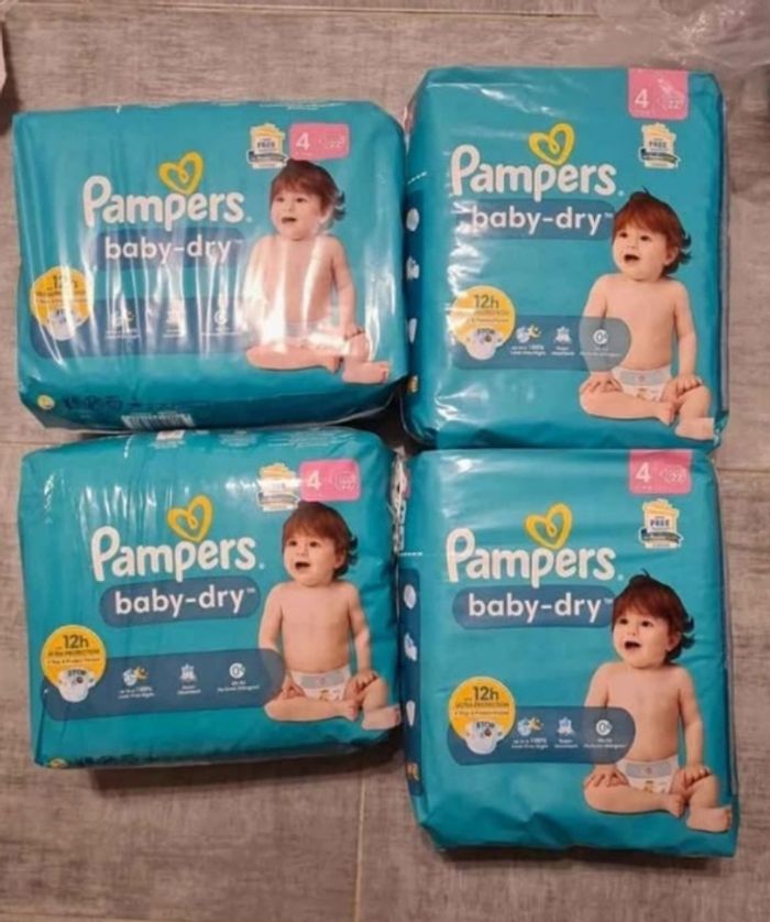 Pampers baby dry taille 4 - photo numéro 2