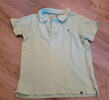 Polo turquoise MC Okaidi 10 ans