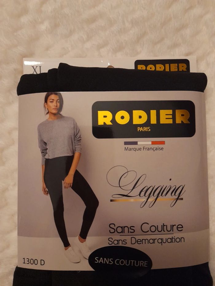 Legging noir taille XL marque Rodier