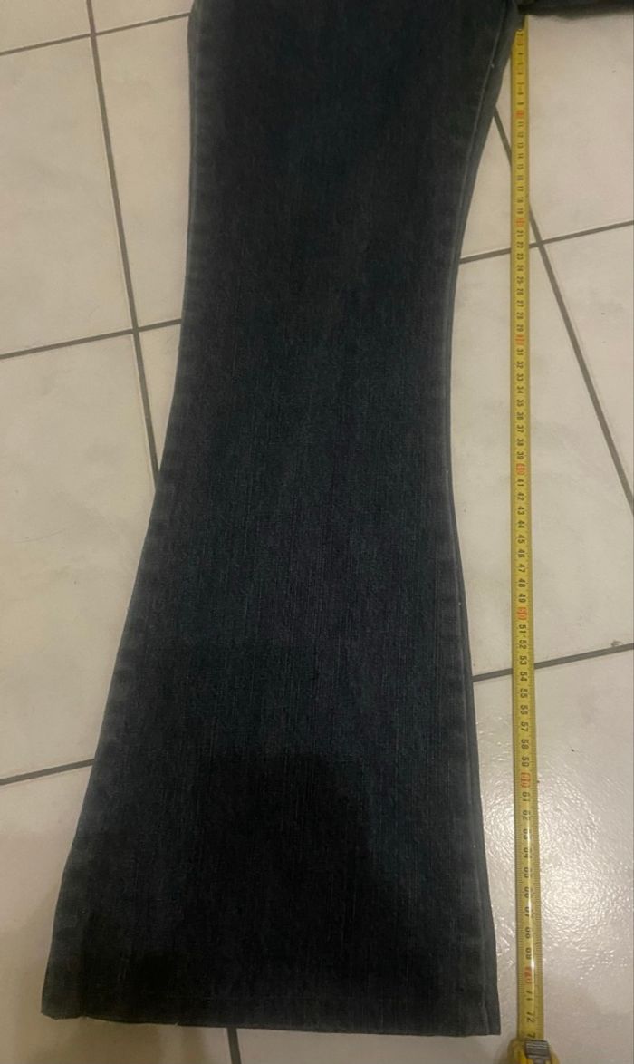 Jean évasé »CRD »bleu - photo numéro 5