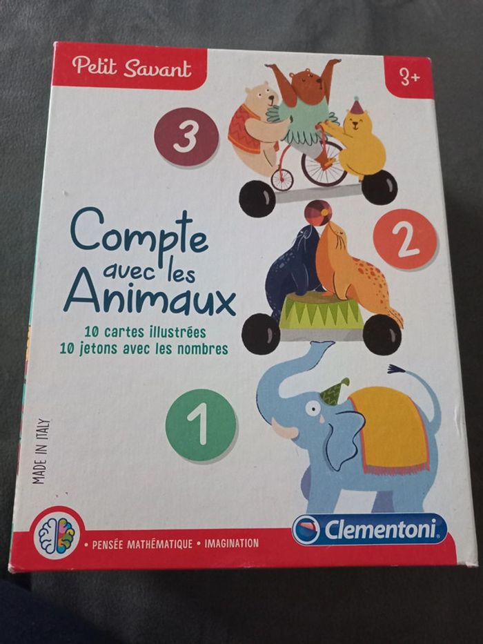 Compte avec les animaux petit savant clementoni