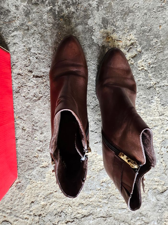 Bottine marron