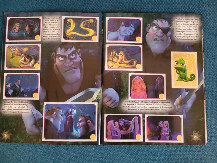 RARE Album Panini Raiponce Disney complet + poster, princesse autocollants stickers collection - photo numéro 5