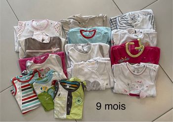 Pyjamas taille 9 mois