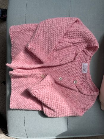 Gilet rose 12 mois Natalys