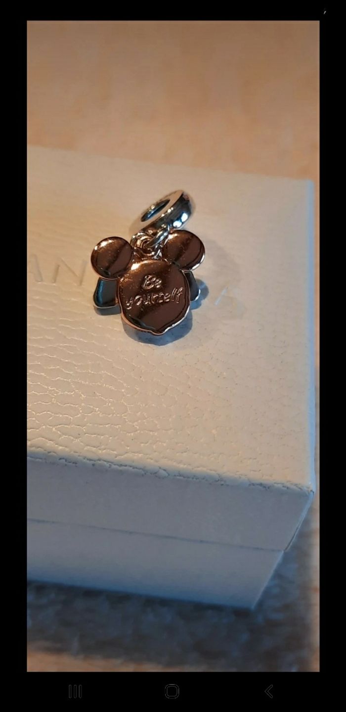 Charm Pandora >< Disney double pendant Mickey - photo numéro 6