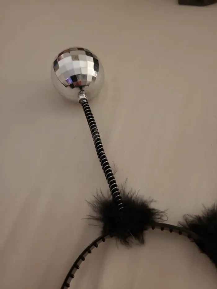 Serre tête à boules disco - photo numéro 2