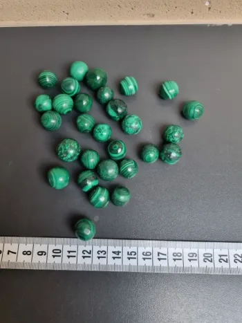 Boules de malachite