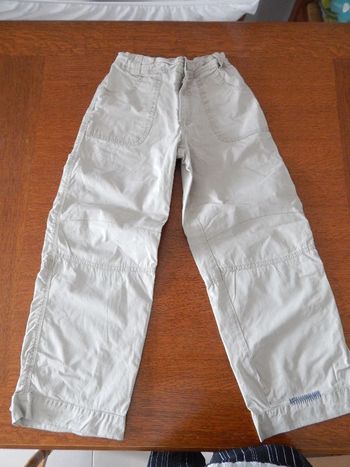 Pantalon garçon 8 ans écru