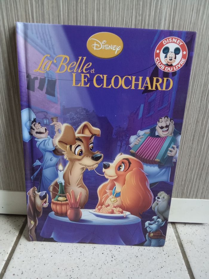 Livre Disney club du livre la belle et le clochard