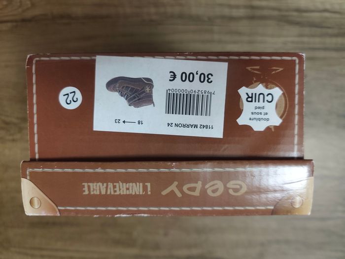 Bottines bébé cuir - photo numéro 4