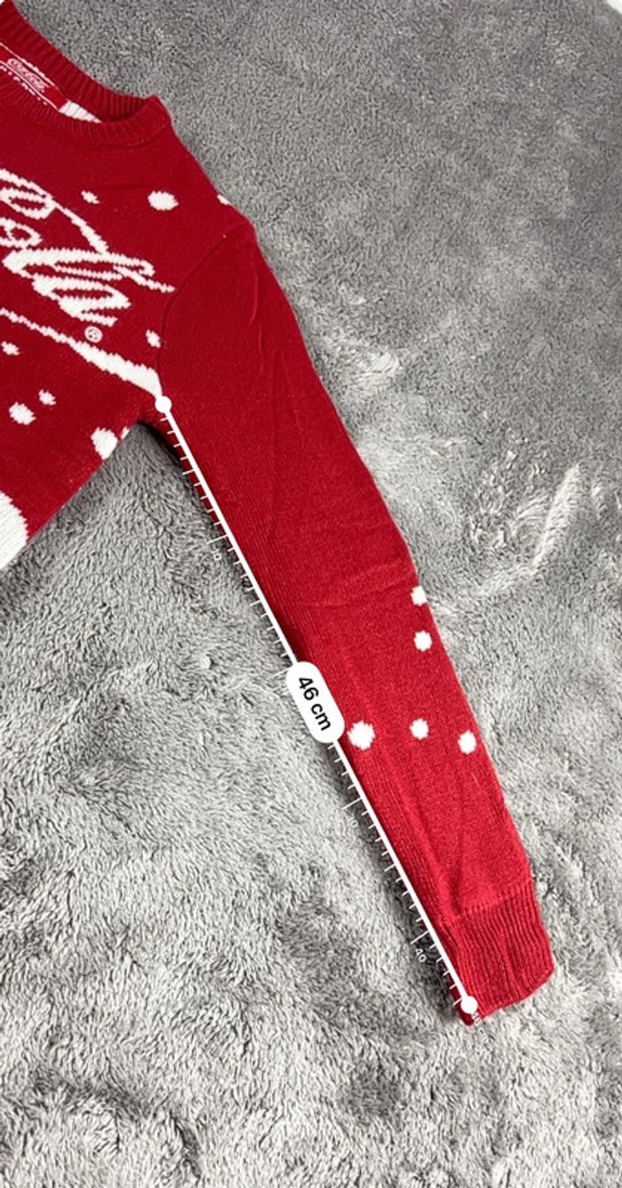 Pull de Noël Ours Coca-Cola x Pull&Bear Rouge Taille XS - photo numéro 5