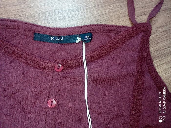 Top voile crêpé fille, Kiabi, taille 12 ans NEUF - photo numéro 4