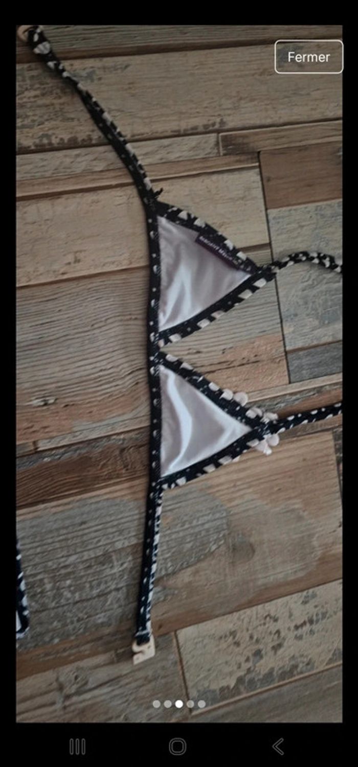 Maillot de bain fille 2 pièces sergent major taille 3 ans - photo numéro 3