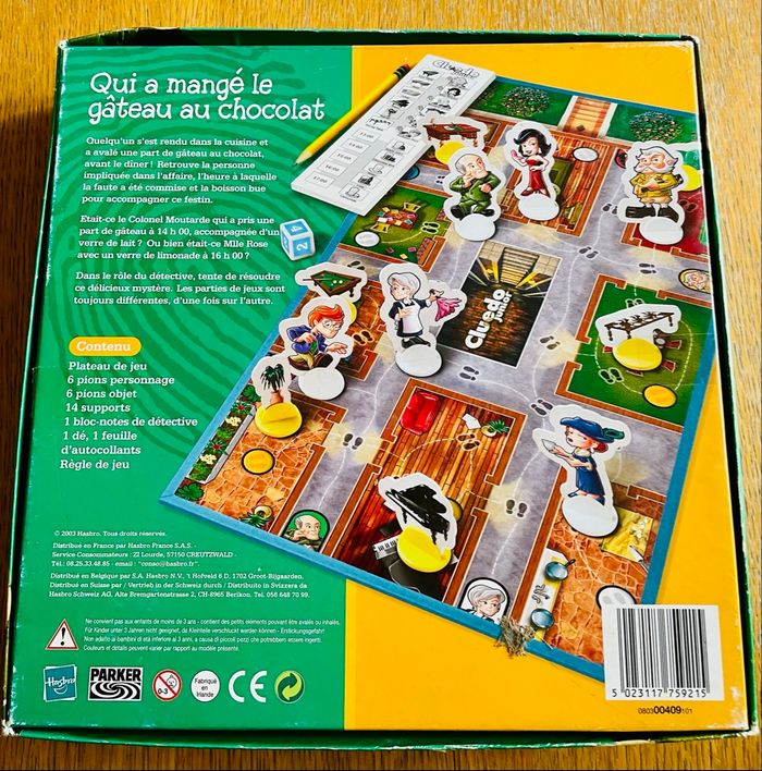 Cluedo junior - l énigme du gâteau au chocolat - photo numéro 2