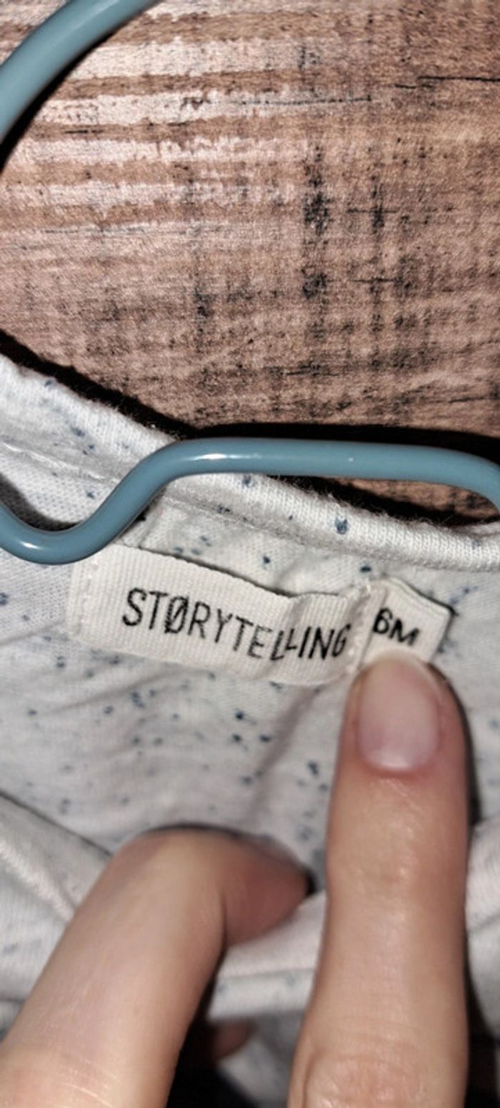 Tee-shirt manches longues Storytelling 6 mois - photo numéro 3