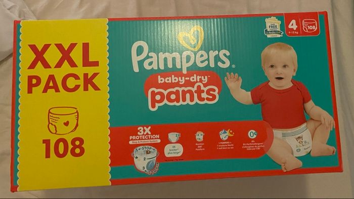 Couches Pampers Taille 4 baby dry Pants