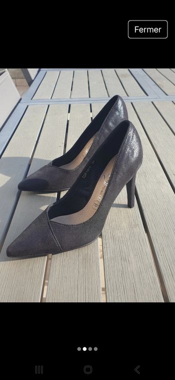 Escarpins en cuir