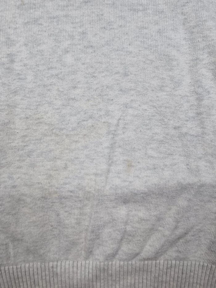 Pull col V Tommy Hilfiger gris clair, L Hommes - photo numéro 11