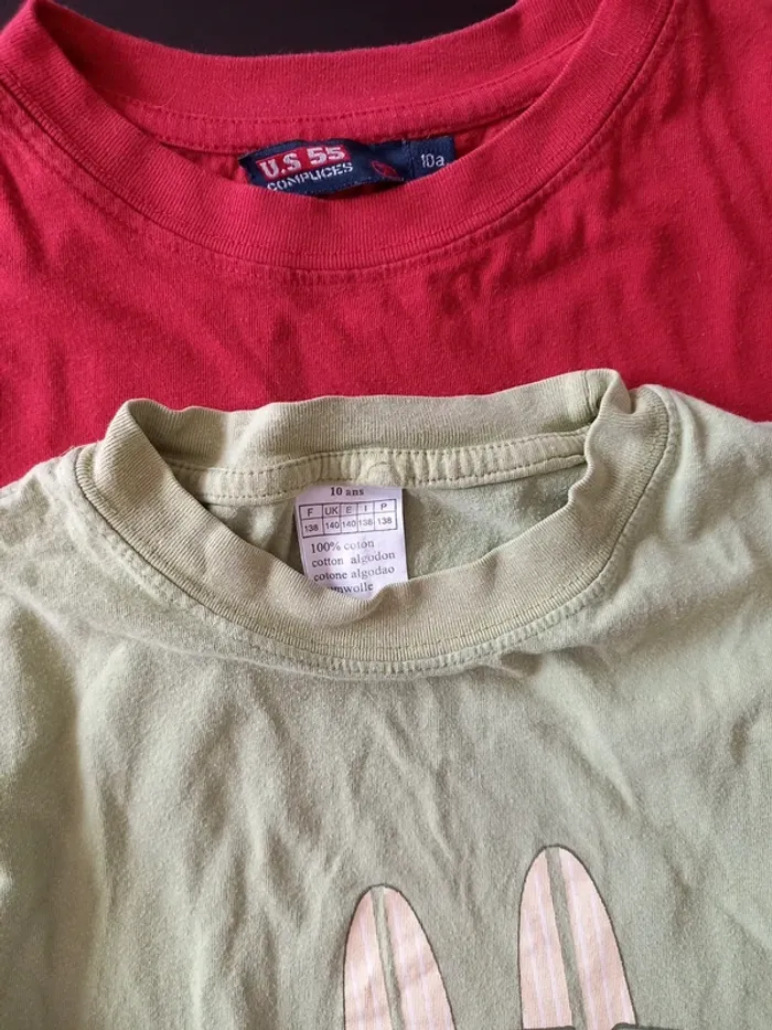 Lot de 2 tee-shirts 10 ans - photo numéro 5