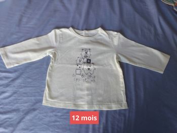 T-shirt taille 12 mois