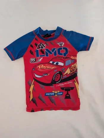 Tee-shirt anti UV cars 8 ans