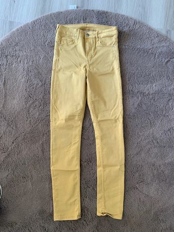 Pantalon skynni moutarde