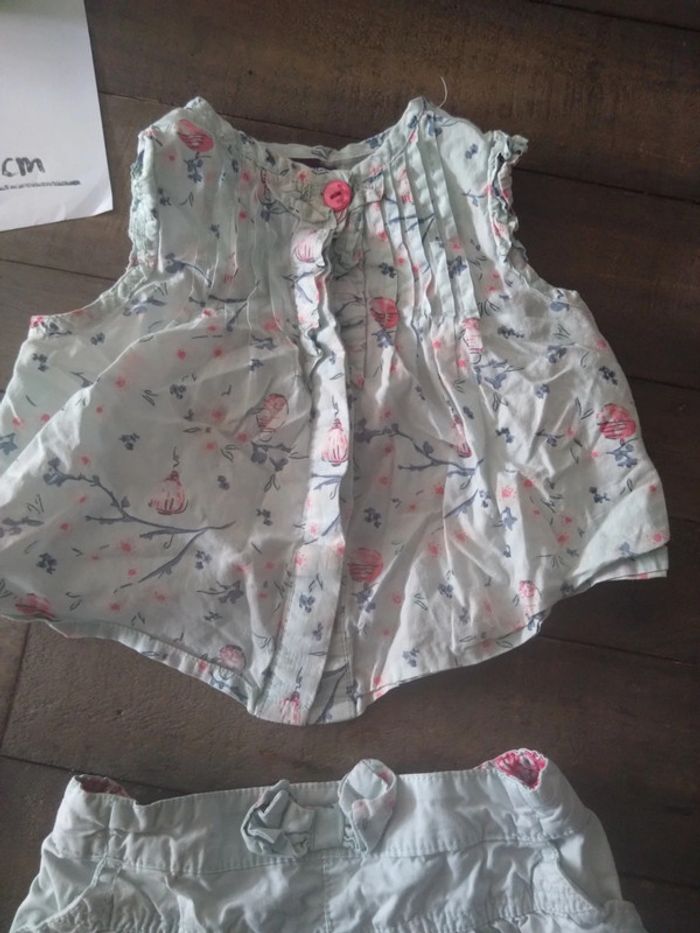 Ensemble été bébé fille 9 mois sergent major - photo numéro 3