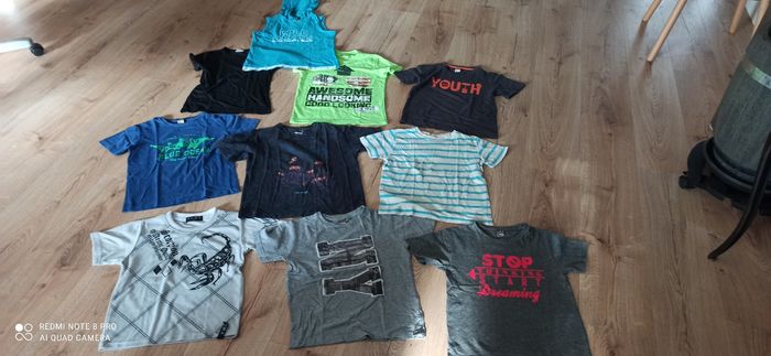 Lot de 10 t shirts 8 ans