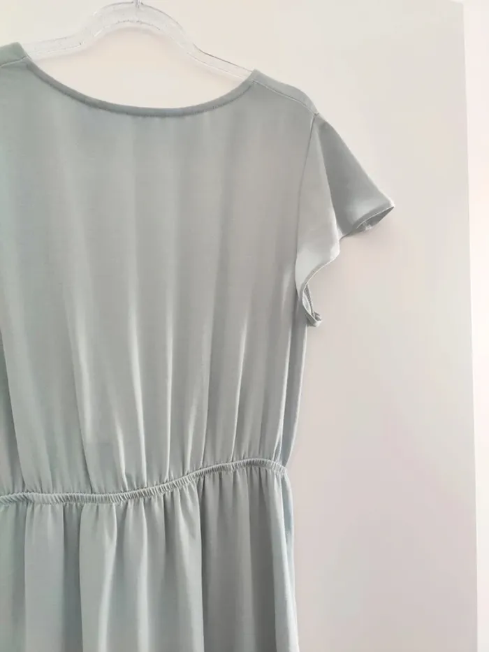 Robe asymetrique amande 38 naf naf neuve avec étiquette - photo numéro 5