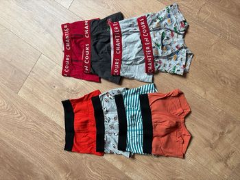 Lot 8 caleçons garçon 2-3 ans