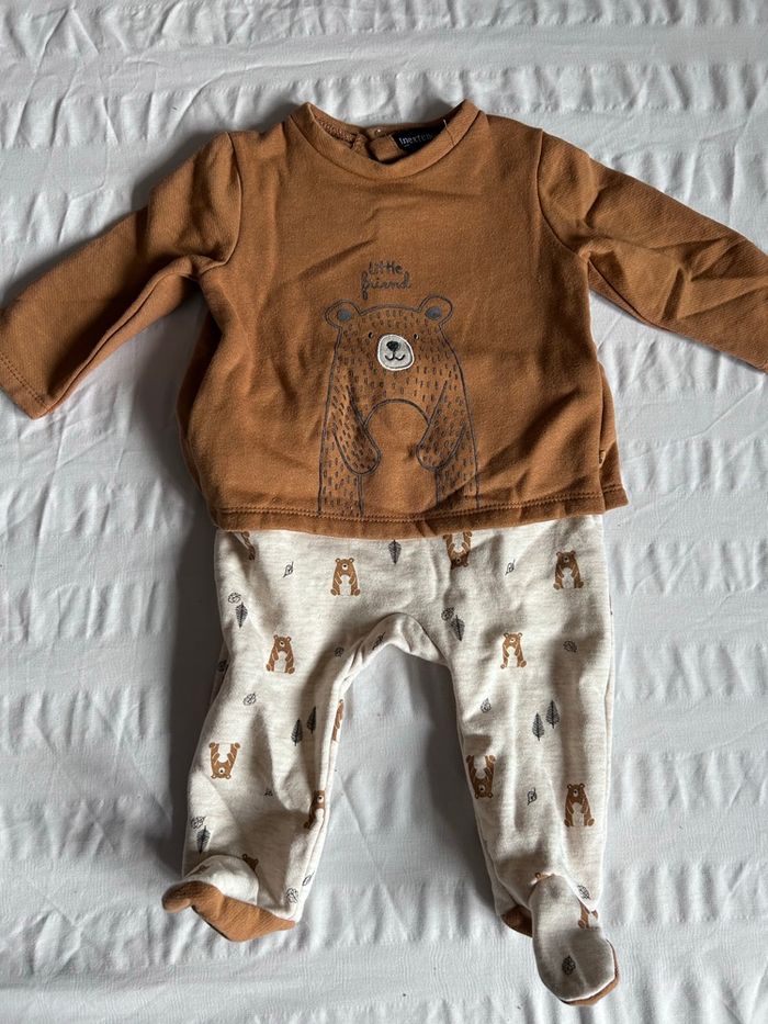 Pyjama chaud bébé, taille 6 mois. - photo numéro 2